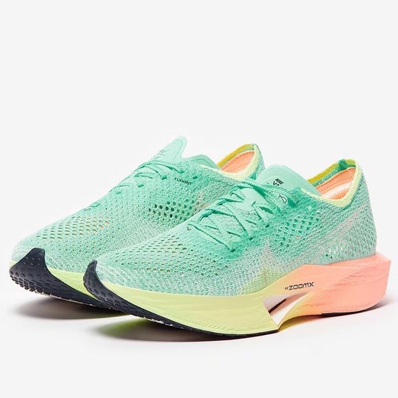 NEW Nike ZoomX VaporFly Next% 3 'Mint Foam Sunset Tint' HQ3505-379 Women 8.5 - Picture 1 of 6